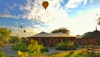 photo of balloons flying over Villas at Bagan Lodge