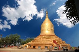 Lawkananda Pagoda on the bank of river in Bagan Myanmar