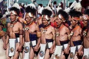photo of Naga tribes in festival