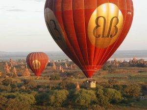 Balloons over bagan photo