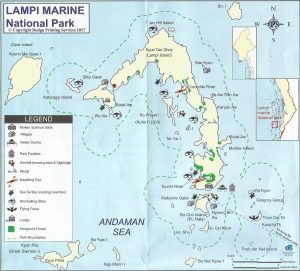 Lampi island Map