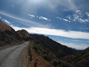 photo of road on the mountains