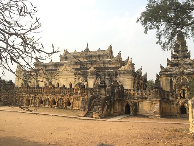 Maha Aungmye Bonzan Monastery in Inwa