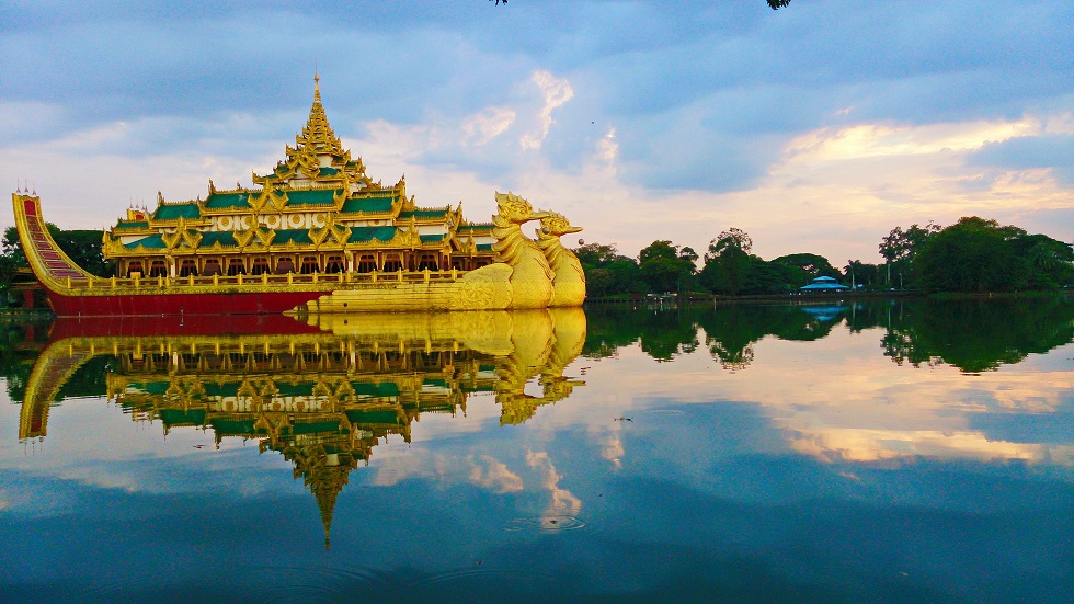 Karaweik Floating Barge Yangon